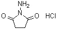 structure of CAS# 108906-15-6, 1-Amino-2,5-Pyrrolidinedione Hydrochloride (1:1);N-AMINOSUCCINIMIDE HYDROCHLORIDE