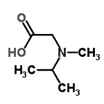 structure of CAS# 108957-96-6, N-Isopropyl-N-Methylglycine;MFCD09864552;N-isopropyl-N-methylglycine