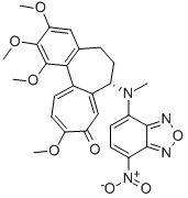 CAS#: 108964-31-4， 6,7-Dihydro-1,2,3,10-Tetramethoxy-7-[Methyl(7-Nitro-2,1,3-Benzoxadiazol-4-Yl)Amino]-(7S)-Benzo[a]Heptalen-9(5H)-One