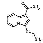 CAS#: 109017-90-5， 1-(3-Ethoxy-1-Indolizinyl)Ethanone