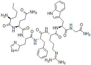 CAS#: 109022-88-0， L-Norleucyl-L-glutaminyl-L-histidyl-L-phenylalanyl-L-arginyl-L-tryptophylglycinamide