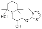 CAS#: 109171-60-0， 1-(3-Methylthiophen-2-Yl)Oxy-3-(2,2,6,6-Tetramethylpiperidin-1-Yl)Propan-2-Ol Hydrochloride