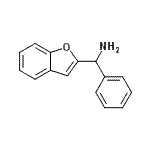 结构式 CAS# 109194-12-9, 1-(1-苯并呋喃-2-基)-1-苯基甲胺