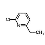 结构式 CAS# 109201-46-9, 2-氯-6-乙基吡啶