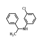 CAS#: 109240-37-1， 3-Chloro-N-(1-Phenylethyl)Aniline