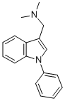CAS#: 109251-68-5， N,N-Dimethyl-1-(1-Phenylindol-3-Yl)Methanamine