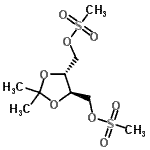 CAS#: 109281-59-6， [(4R,5R)-2,2-Dimethyl-1,3-Dioxolane-4,5-Diyl]Bis(Methylene) Dimethanesulfonate