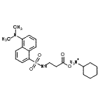 CAS#: 1093-97-6， Cyclohexanaminium 3-({[5-(Dimethylamino)-1-Naphthyl]Sulfonyl}Amino)Propanoate