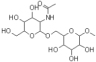 CAS#: 109303-71-1， Methyl 6-O-(2-Acetamido-2-Deoxyhexopyranosyl)Hexopyranoside
