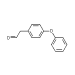 结构式 CAS# 109330-01-0, 2-(4-苯氧基苯基)乙醛