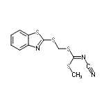 CAS#: 109348-92-7， (1,3-Benzothiazol-2-Ylsulfanyl)Methyl Methyl Cyanocarbonodithioimidate