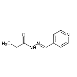 CAS#: 109373-10-6， N'-[(E)-4-Pyridinylmethylene]Propanehydrazide