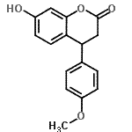 CAS#: 109386-28-9， 7-Hydroxy-4-(4-Methoxyphenyl)-2-Chromanone