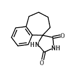 CAS#: 109402-17-7， 6,7,8,9-Tetrahydro-2'H,5'H-Spiro[Benzo[7]Annulene-5,4'-Imidazolidine]-2',5'-Dione