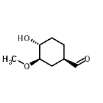 CAS#: 109466-72-0， (1R,3R,4R)-4-Hydroxy-3-Methoxycyclohexanecarbaldehyde