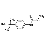 CAS#: 109509-79-7， N-[4-(2-Methyl-2-Propanyl)Phenyl]Hydrazinecarbothioamide