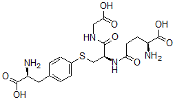 CAS#: 109572-69-2， (2S)-2-Amino-5-[[(2R)-3-[4-[(2S)-2-Amino-3-Hydroxy-3-Oxopropyl]Phenyl]Sulfanyl-1-(Carboxymethylamino)-1-Oxopropan-2-Yl]Amino]-5-Oxopentanoic Acid