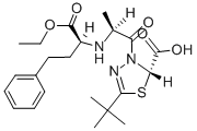 CAS#: 109683-61-6， 5-Tert-Butyl-3-[2-[(1-Ethoxy-1-Oxo-4-Phenylbutan-2-Yl)Amino]Propanoyl]-2H-1,3,4-Thiadiazole-2-Carboxylic Acid