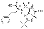 CAS#: 109683-79-6， (2S)-5-Tert-Butyl-3-[(2S)-2-[[(2S)-1-Hydroxy-1-Oxo-4-Phenylbutan-2-Yl]Amino]Propanoyl]-2H-1,3,4-Thiadiazole-2-Carboxylic Acid