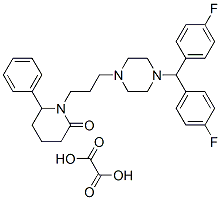 CAS#: 109758-31-8， 1-[3-[4-[Bis(4-Fluorophenyl)Methyl]Piperazin-1-Yl]Propyl]-6-Phenylpiperidin-2-One oxalate