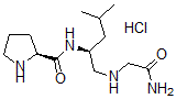 CAS#: 109772-52-3， N-{(2S)-1-[(2-Amino-2-oxoethyl)amino]-4-methylpentan-2-yl}-L-prolinamide hydrochloride