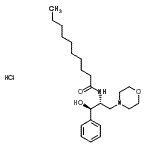 CAS#: 109836-82-0， N-[(1R,2R)-1-Hydroxy-3-(4-Morpholinyl)-1-Phenyl-2-Propanyl]Decanamide Hydrochloride (1:1)