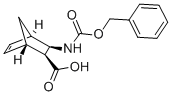 structure of CAS# 109853-34-1, (1S,4R,5S,6R)-6-(Phenylmethoxycarbonylamino)Bicyclo[2.2.1]Hept-2-Ene-5-Carboxylate;(1S,4R,5S,6R)-6-[[Oxo-(Phenylmethoxy)Methyl]Amino]-5-Bicyclo[2.2.1]Hept-2-Enecarboxylate;(1S,4R,5S,6R)-6-(Benzyloxycarbonylamino)Bicyclo[2.2.1]Hept-2-Ene-5-Carboxylate;Zinc04262530