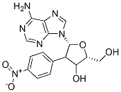 CAS 登录号：109875-45-8， (2R,5R)-5-(6-氨基嘌呤-9-基)-2-(羟基甲基)-4-(4-硝基苯基)四氢呋喃-3-醇