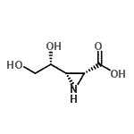 CAS#: 109899-05-0， (2R,3S)-3-[(1R)-1,2-Dihydroxyethyl]-2-Aziridinecarboxylic Acid