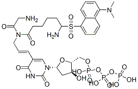 CAS#: 109921-29-1， 5-(Dansylglycyl-6-aminohexanoylaminoprop-1-enyl)-2'-deoxyuridine 5'-triphosphate