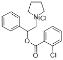 CAS#: 109938-92-3， (1-Phenyl-2-Pyrrolidin-1-Ylethyl) 2-Chlorobenzoate Hydrochloride