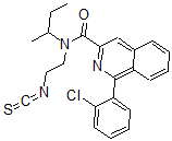 CAS#: 109960-13-6， N-Butan-2-Yl-1-(2-Chlorophenyl)-N-(2-Isothiocyanatoethyl)Isoquinoline-3-Carboxamide
