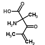 CAS 登录号：109970-49-2， 2-甲基-4-亚甲基-3-氧代正缬氨酸