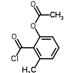 CAS#: 109987-15-7， 2-(Chlorocarbonyl)-3-Methylphenyl Acetate