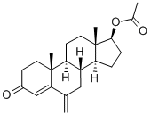 CAS#: 1100-17-0， [(8R,9S,10R,13S,14S,17S)-10,13-Dimethyl-6-Methylidene-3-Oxo-2,7,8,9,11,12,14,15,16,17-Decahydro-1H-Cyclopenta[a]Phenanthren-17-Yl] Acetate