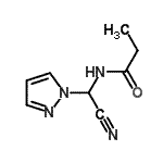 CAS#: 110023-60-4， N-[Cyano(1H-Pyrazol-1-Yl)Methyl]Propanamide