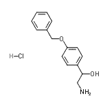 CAS#: 110039-04-8， 2-Amino-1-[4-(Benzyloxy)Phenyl]Ethanol Hydrochloride (1:1)