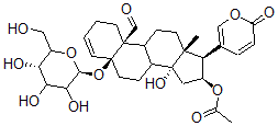 CAS#: 11005-49-5， 16beta-Acetoxy-5-(beta-D-Glucopyranosyloxy)-14-Hydroxy-19-Oxo-5beta-Bufa-3,20,22-Trienolide