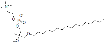 CAS#: 110090-00-1， (3-Hexadecoxy-2-Methoxy-2-Methylpropyl) 2-Trimethylazaniumylethyl Phosphate