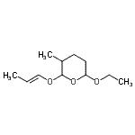 CAS#: 110128-74-0， 6-Ethoxy-3-Methyl-2-[(1E)-1-Propen-1-Yloxy]Tetrahydro-2H-Pyran
