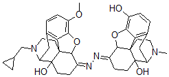CAS#: 110320-72-4， (5alpha)-17-(Cyclopropylmethyl)-4,5-Epoxy-14-Hydroxy-3-Methoxy-Morphinan-6-One ((5alpha)-4,5-Epoxy-3,14-Dihydroxy-17-Methylmorphinan-6-Ylidene)Hydrazone