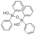 structure of CAS# 1104-93-4, 1,1,3,3-Tetraphenyl-1,3-Disiloxanediol;1,3-Dihydroxy-1,1,3,3-Tetraphenyldisiloxane;1,1,3,3-Tetraphenyl-1,3-Disiloxanediol;1,1,3,3-TETRAPHENYLDISILOXANE DIOL