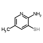 CAS#: 110402-25-0， 2-Amino-5-Methyl-3-Pyridinethiol