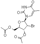 CAS#: 110483-43-7， (2xi)-3',5'-Di-O-Acetyl-2'-Bromo-2'-Deoxy-3,4-Dihydrothymidine