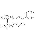 CAS#: 110594-91-7， Methyl 3-O-Benzyl-6-Deoxy-2-O-Methylhexopyranoside