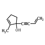 CAS#: 110890-55-6， 1-(3-Buten-1-Yn-1-Yl)-2-Methyl-2-Cyclopenten-1-Ol