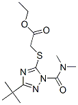 CAS#: 110895-43-7， Ethyl 2-[[5-Tert-Butyl-2-(Dimethylcarbamoyl)-1,2,4-Triazol-3-Yl]Sulfanyl]Acetate