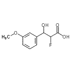 CAS#: 110915-68-9， 2-Fluoro-3-Hydroxy-3-(3-Methoxyphenyl)Propanoic Acid