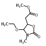 CAS#: 110991-58-7， Methyl (4-Ethoxy-3-Methyl-2-Oxo-1,3-Oxazolidin-5-Yl)Acetate
