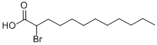 structure of CAS# 111-56-8, 2-Bromododecanoic Acid;2-Bromolauric Acid;Dodecanoic Acid, 2-Bromo-;Nsc79886